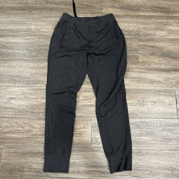 Lululemon At Ease Textured Double Knit Cotton Joggers Men’s Medium Grey